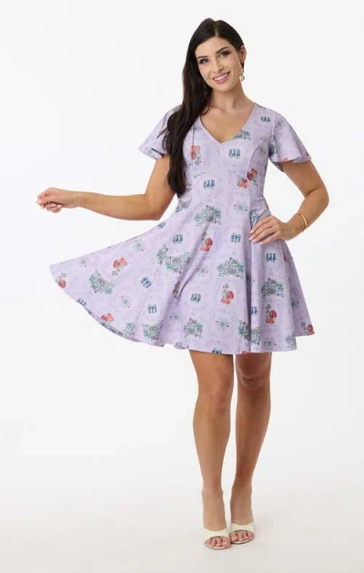 Unique Vintage 1950s Poppy Flare Dress