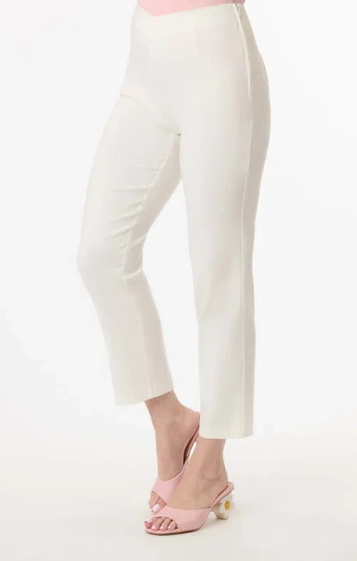 Unique Vintage 1960s Cigarette Pants In White