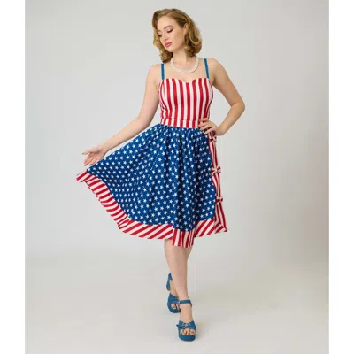 Unique Vintage 1960s Rye Swing Skirt In Multi