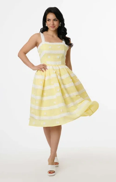 Unique Vintage 1960s Swing Sundress