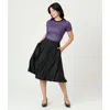Unique Vintage Back To Basics Top In Purple