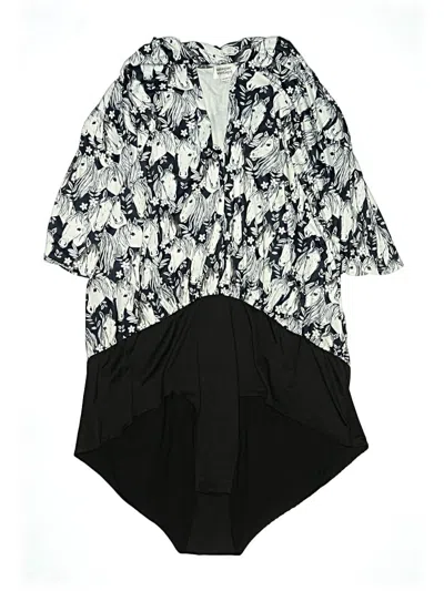 Pre-owned Unique Vintage Bodysuit In Black