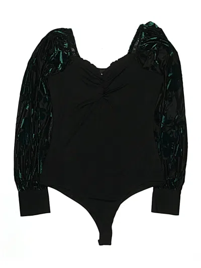 Pre-owned Unique Vintage Bodysuit In Black