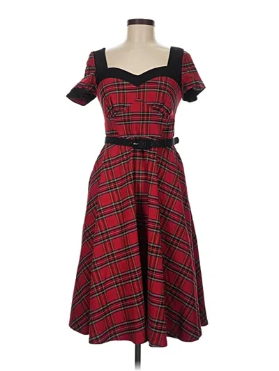 Pre-owned Unique Vintage Casual Dress In Red