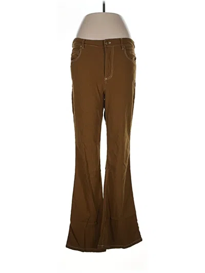 Pre-owned Unique Vintage Casual Pants In Brown
