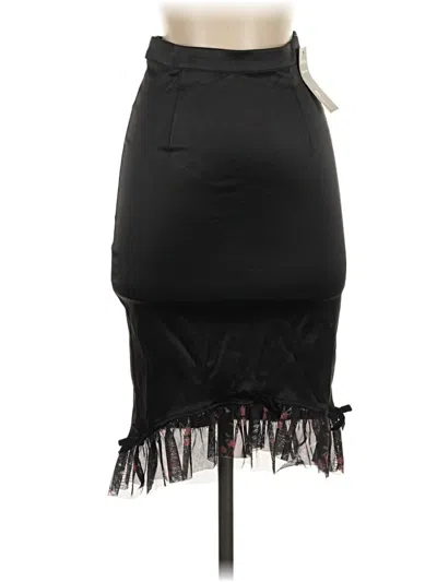 Pre-owned Unique Vintage Casual Skirt In Black