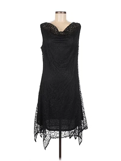 Pre-owned Unique Vintage Cocktail Dress In Black