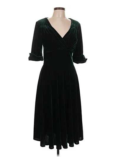 Pre-owned Unique Vintage Cocktail Dress In Black