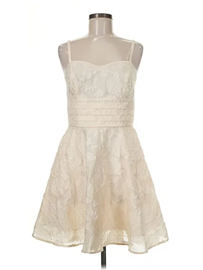 Pre-owned Unique Vintage Cocktail Dress In Ivory