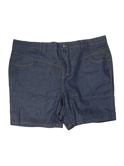 Pre-owned Unique Vintage Denim Shorts In Blue