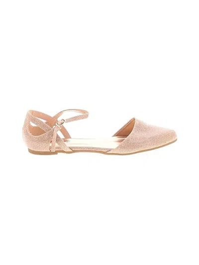 Pre-owned Unique Vintage Flats In Tan