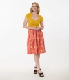 Unique Vintage Jayne Swing Skirt In Multi