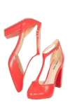 UNIQUE VINTAGE UNIQUE VINTAGE LEATHERETTE T-STRAP ASTAIRE PUMPS