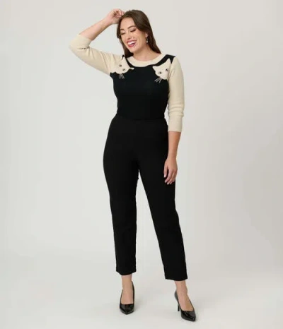 Unique Vintage Minou Sweater In Black