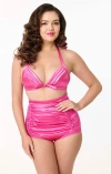 Unique Vintage Monroe Halter Bikini Top