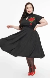 UNIQUE VINTAGE UNIQUE VINTAGE PLUS SIZE 1940S BALTIMORE SWING DRESS