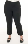 Unique Vintage Plus Size 1960s Cigarette Pants In Black