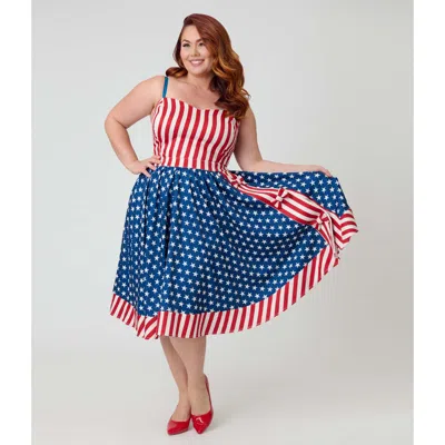 Unique Vintage Plus Size 1960s Rye Swing Skirt In Multi