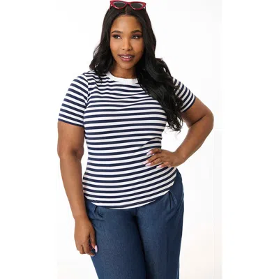 Unique Vintage Plus Size Back To Basics Top