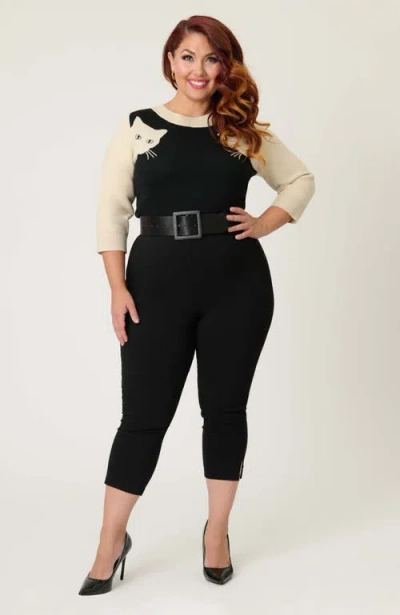Unique Vintage Plus Size Minou Sweater In Multi
