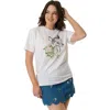 Unique Vintage Unisex Graphic Tee In White Bambi