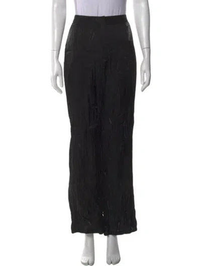 Pre-owned Unique Wide Leg Pants In Black