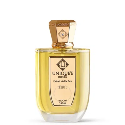 Unique'e Luxury Unisex Beril Extrait De Parfum 3.4 oz Fragrances 8683923685107 In White
