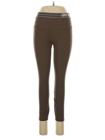 Pre-owned Uniquely Lorna Jane Active Pants In Brown