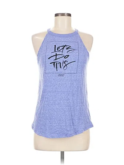 Pre-owned Uniquely Lorna Jane Active Tank Top In Blue