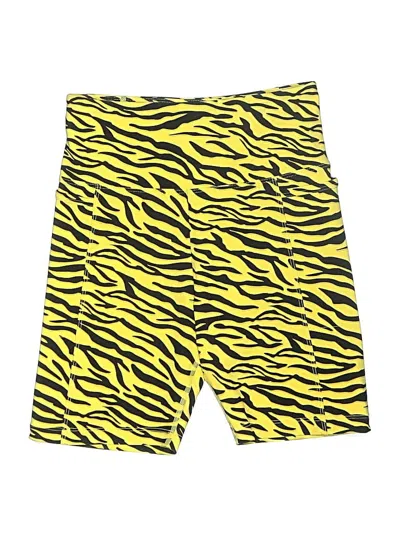 Pre-owned Uniquely Lorna Jane Athletic Shorts In Yellow