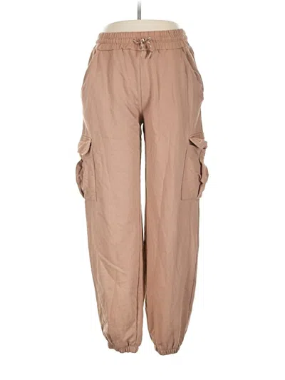 Pre-owned Uniquely Lorna Jane Cargo Pants In Tan