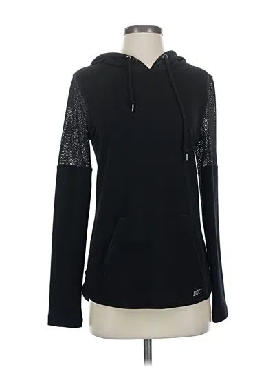 Pre-owned Uniquely Lorna Jane Pullover Hoodie In Black