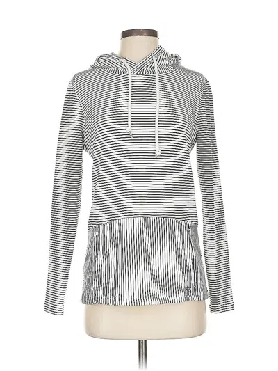 Pre-owned Uniquely Lorna Jane Pullover Hoodie In Silver