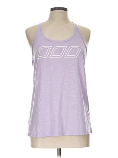 Pre-owned Uniquely Lorna Jane Sleeveless Top Purple Halter Neckline Tops