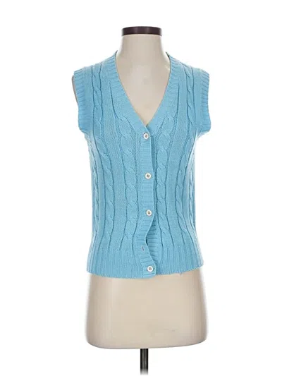 Pre-owned Uniquely Lorna Jane Sweater Vest In Blue