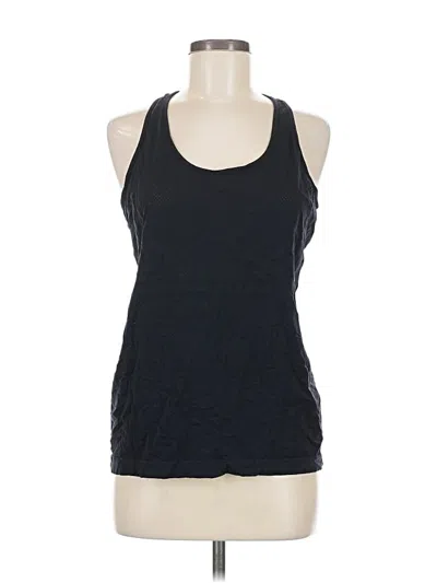 Pre-owned Uniquely Lorna Jane Tank Top Black Halter Neckline Tops