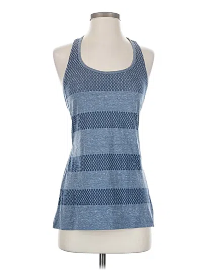 Pre-owned Uniquely Lorna Jane Tank Top Blue Halter Neckline Tops
