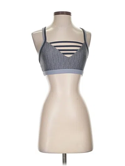 Pre-owned Uniquely Lorna Jane Tank Top Gray Halter Neckline Tops