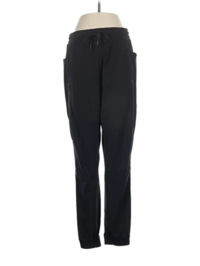 Pre-owned Uniquely Lorna Jane Track Pants In Black