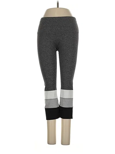 Pre-owned Uniquely Lorna Jane Yoga Pants In Gray