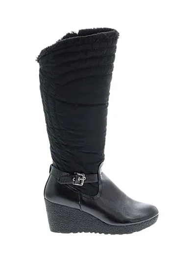 Pre-owned Unisa Boots In Black