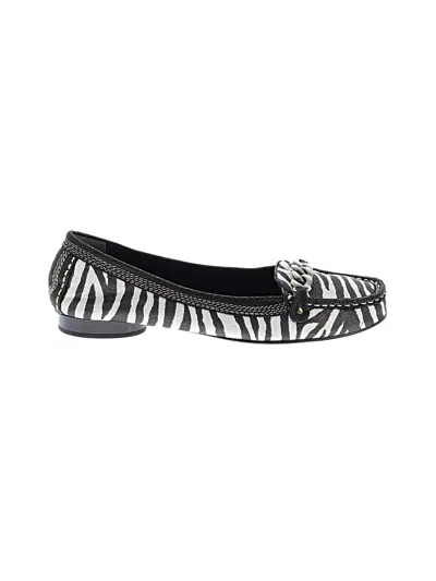 Pre-owned Unisa Flats In Black