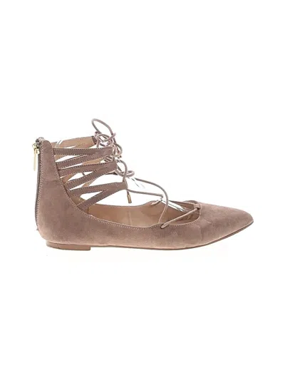 Pre-owned Unisa Flats In Brown
