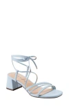 Unisa Platino Faux Leather Block Heel Sandal
