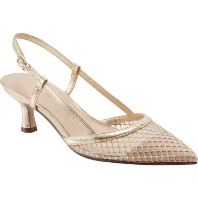 Unisa Rhinestone Mesh Slingback Pump