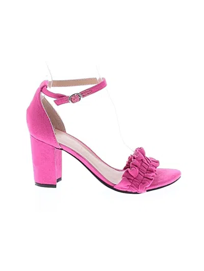 Pre-owned Unisa Sandals In Pink