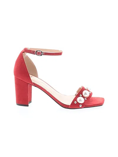 Pre-owned Unisa Sandals In Red