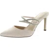 Unisa Taylynn Womens Embellished Faux Suede Pumps