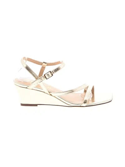 Pre-owned Unisa Wedges In Ivory