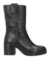 Unisa Woman Ankle Boots Black Size 9 Leather